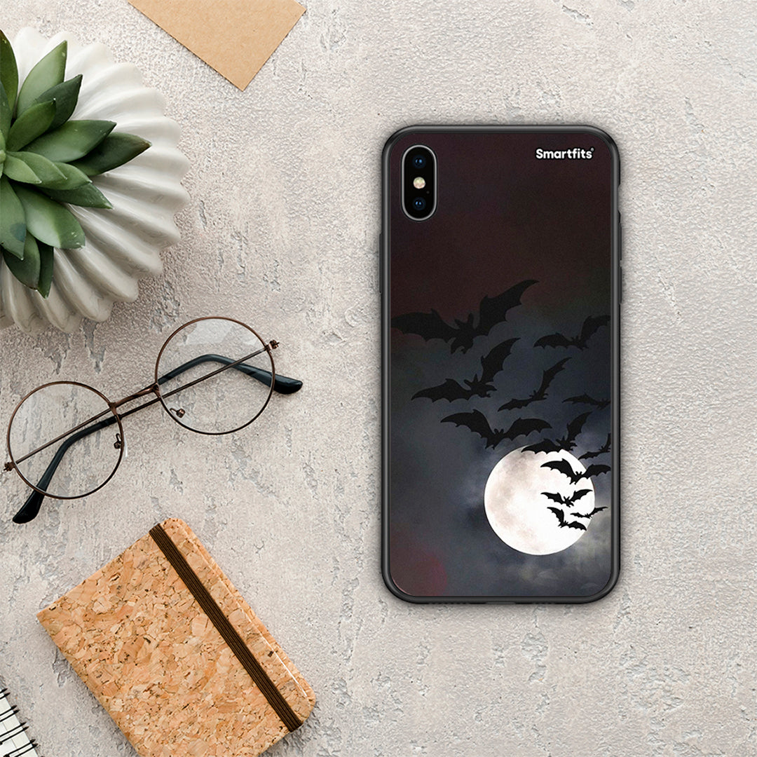 Halloween Bat Night - iPhone X / XS case