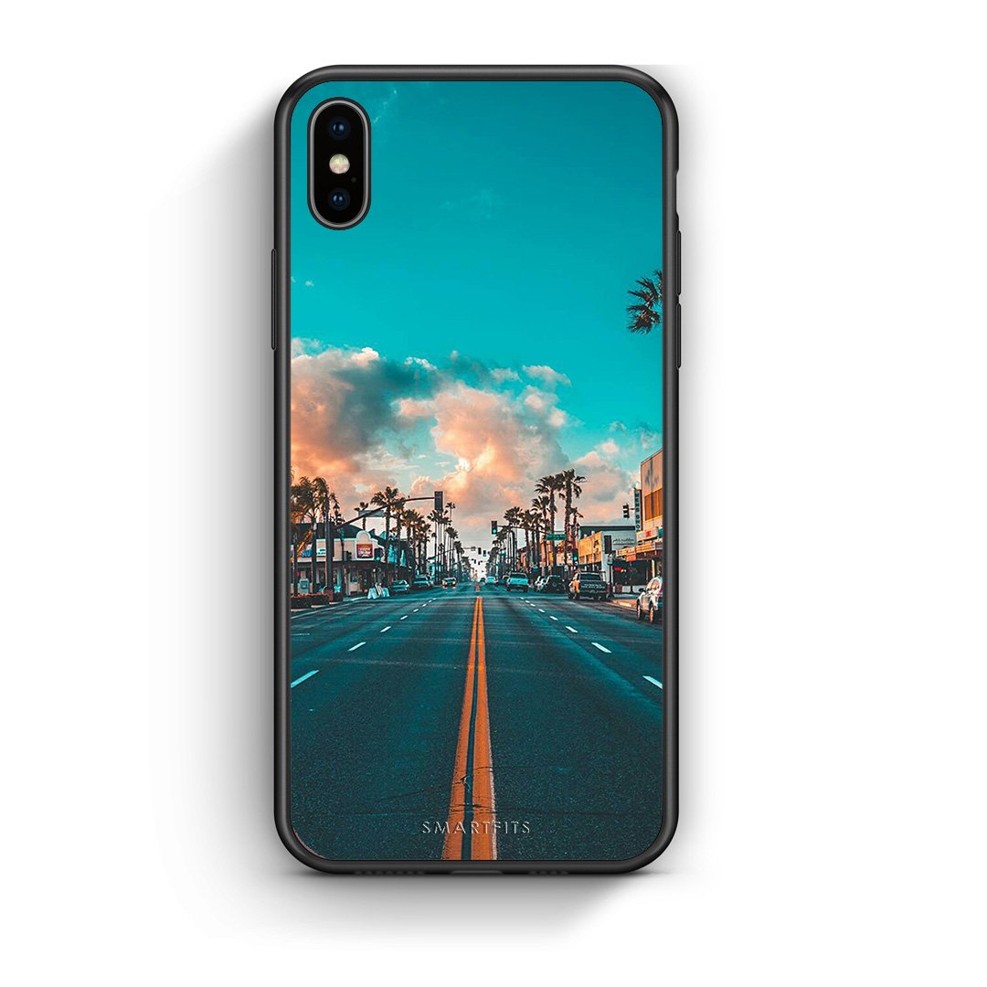 4 - iPhone X/Xs City Landscape case, cover, bumper