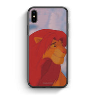 Thumbnail for iphone xs max Lion Love 1 Θήκη Αγίου Βαλεντίνου από τη Smartfits με σχέδιο στο πίσω μέρος και μαύρο περίβλημα | Smartphone case with colorful back and black bezels by Smartfits