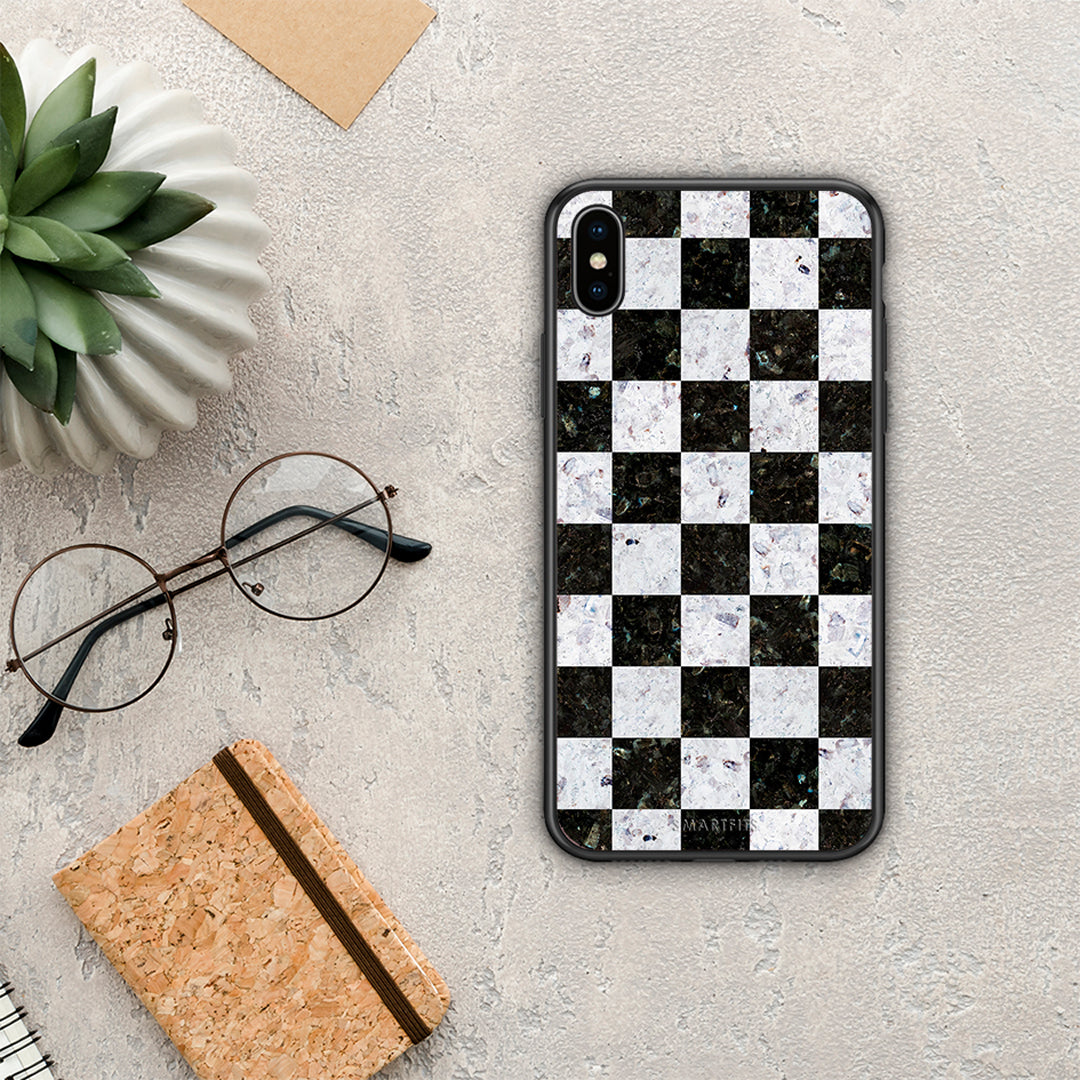Marble Square Geometric - iPhone Xs Max case