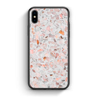 Thumbnail for iphone xs max Marble Terrazzo θήκη από τη Smartfits με σχέδιο στο πίσω μέρος και μαύρο περίβλημα | Smartphone case with colorful back and black bezels by Smartfits