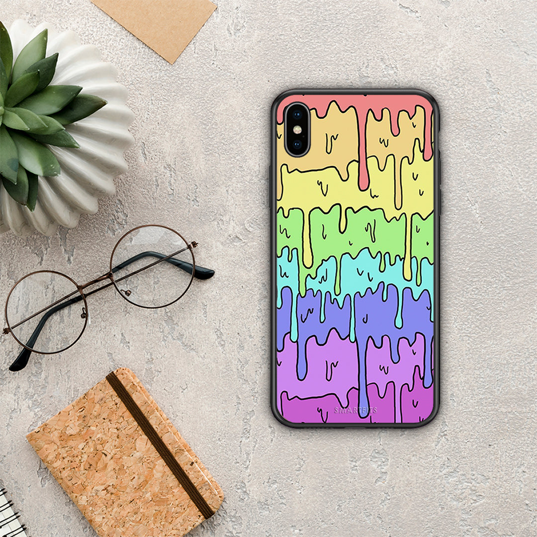 Melting Rainbow - iPhone X / Xs case