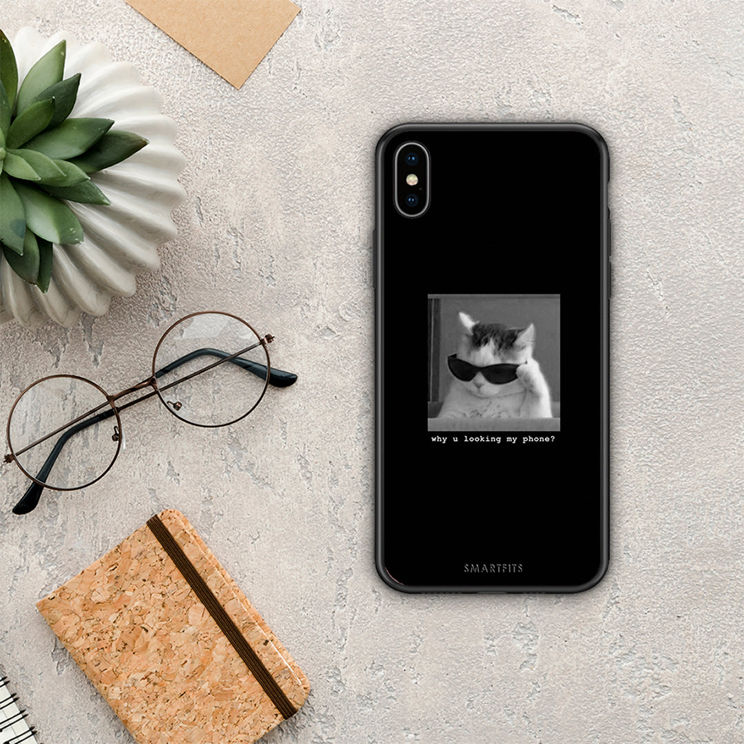 Meme Cat - iPhone X / Xs case