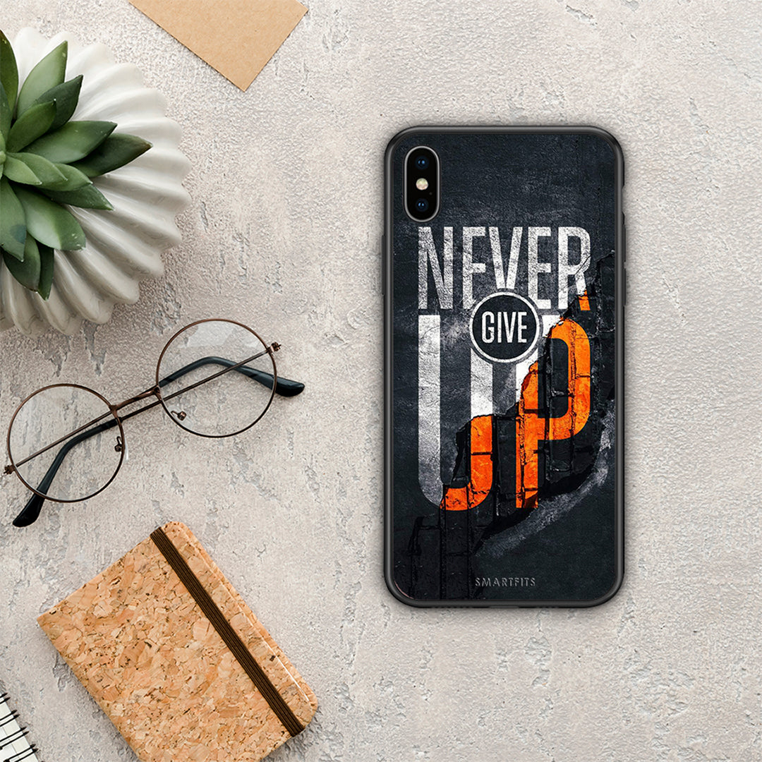 Never Give Up - iPhone X / Xs case