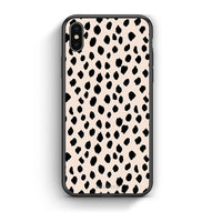 Thumbnail for iPhone X/Xs New Polka Dots θήκη από τη Smartfits με σχέδιο στο πίσω μέρος και μαύρο περίβλημα | Smartphone case with colorful back and black bezels by Smartfits