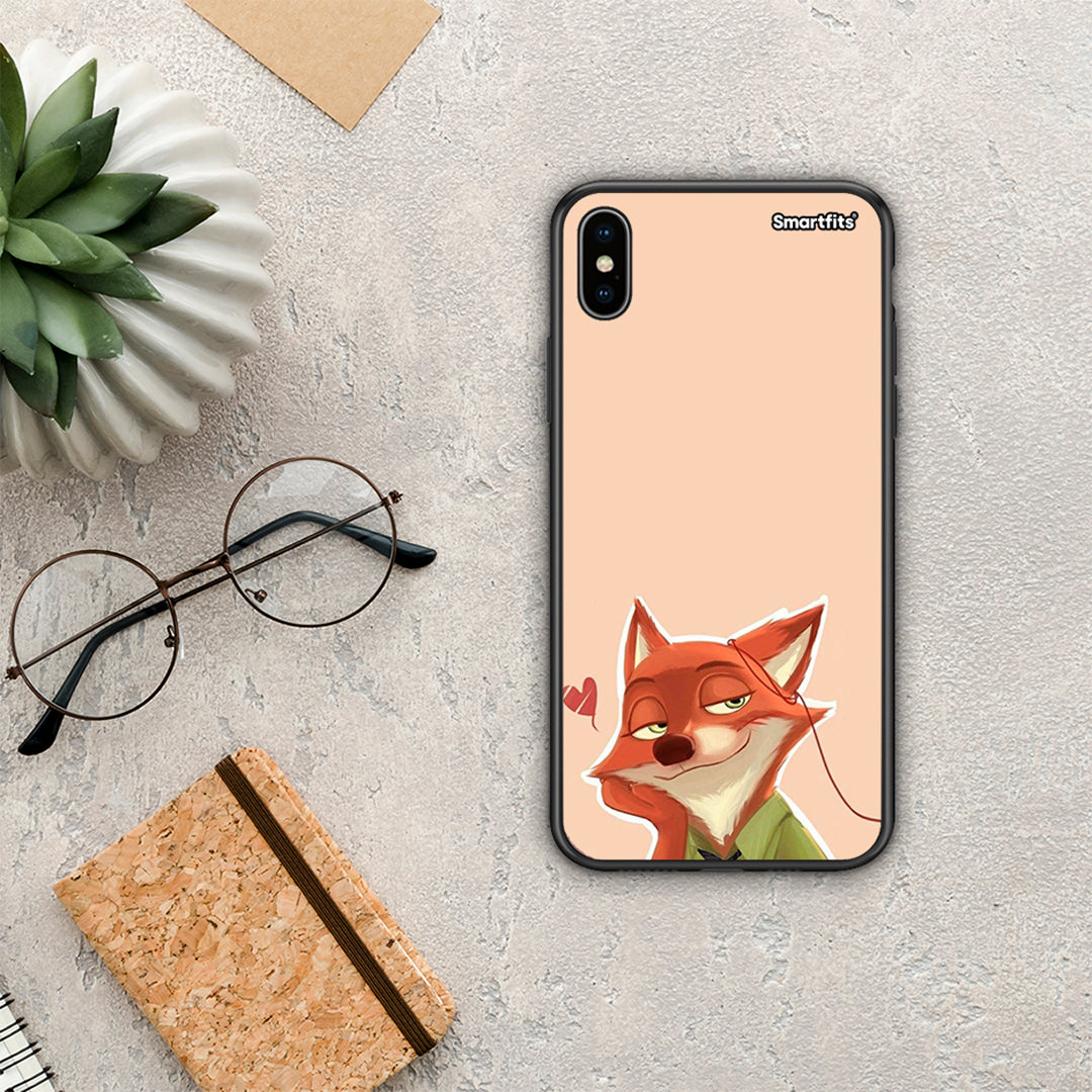 Nick Wilde And Judy Hopps Love 1 - iPhone X / Xs θήκη