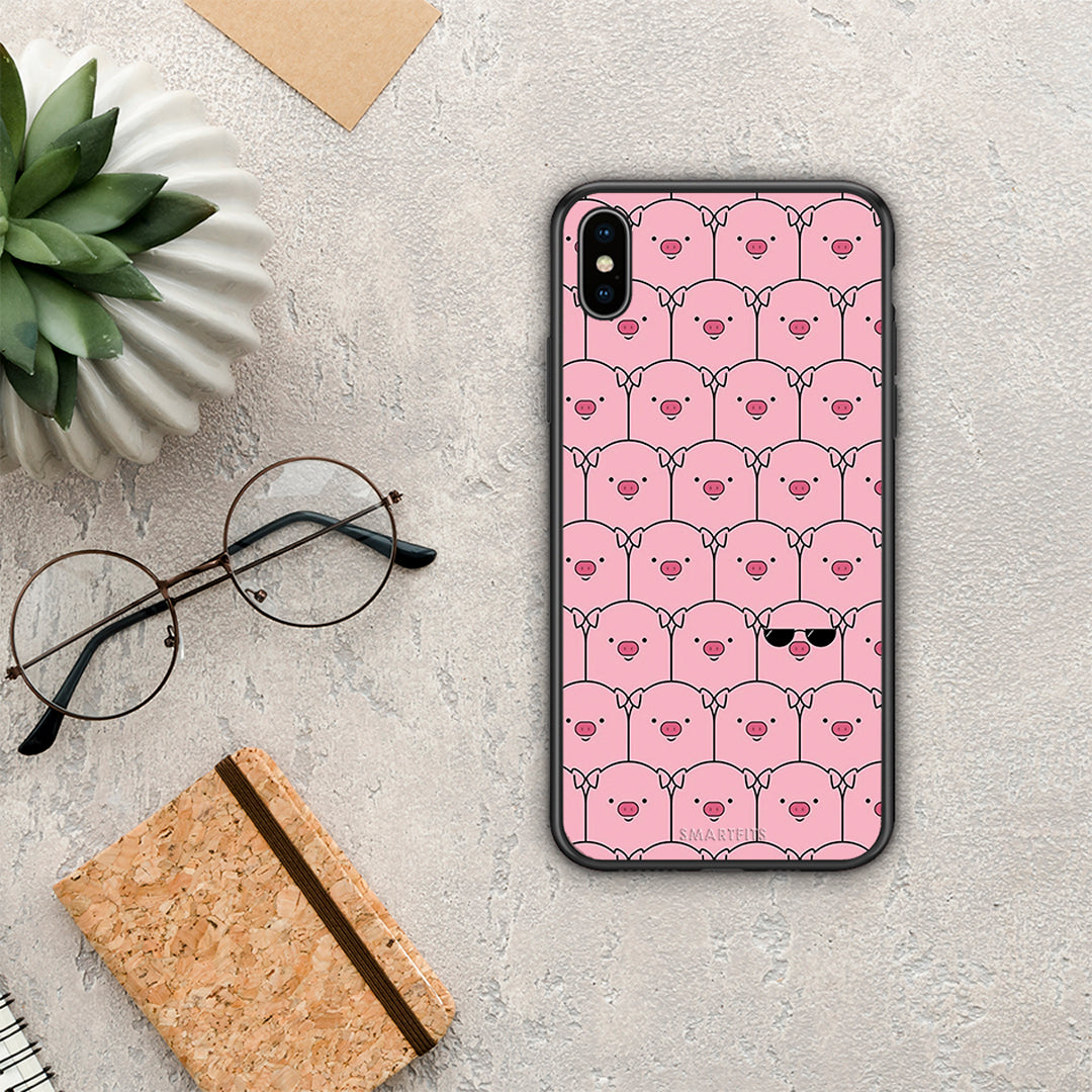 Pig Glasses - iPhone X / Xs case