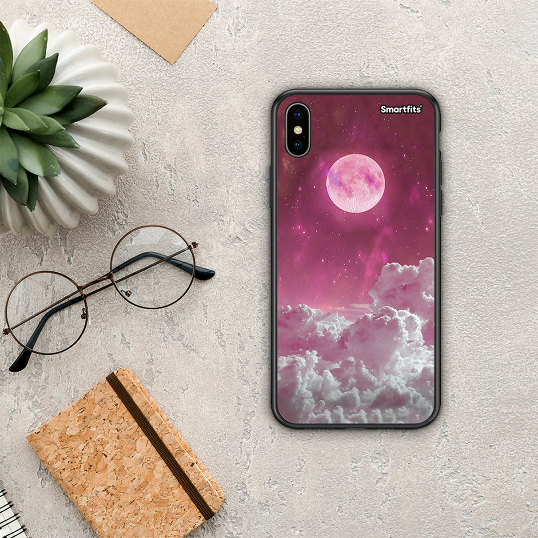 Pink Moon - iPhone X / XS case