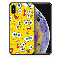 Thumbnail for Θήκη iPhone Xs Max Sponge PopArt από τη Smartfits με σχέδιο στο πίσω μέρος και μαύρο περίβλημα | iPhone Xs Max Sponge PopArt case with colorful back and black bezels