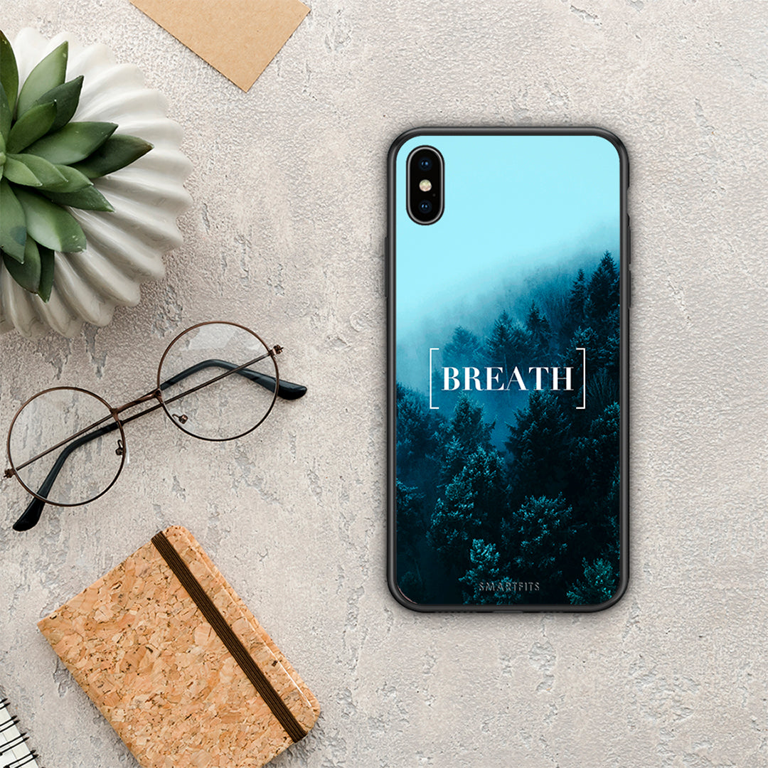 Quote Breath - iPhone X / Xs θήκη