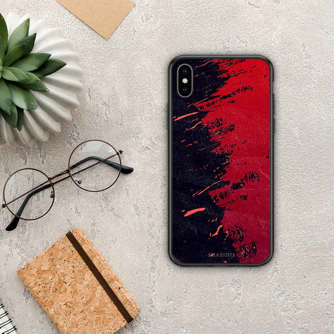 Red Paint - iPhone X / Xs case