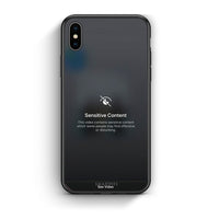 Thumbnail for iPhone X/Xs Sensitive Content θήκη από τη Smartfits με σχέδιο στο πίσω μέρος και μαύρο περίβλημα | Smartphone case with colorful back and black bezels by Smartfits