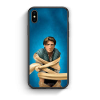 Thumbnail for iPhone X / Xs Tangled 1 Θήκη Αγίου Βαλεντίνου από τη Smartfits με σχέδιο στο πίσω μέρος και μαύρο περίβλημα | Smartphone case with colorful back and black bezels by Smartfits