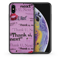 Thumbnail for Θήκη Αγίου Βαλεντίνου iPhone X / Xs Thank You Next από τη Smartfits με σχέδιο στο πίσω μέρος και μαύρο περίβλημα | iPhone X / Xs Thank You Next case with colorful back and black bezels