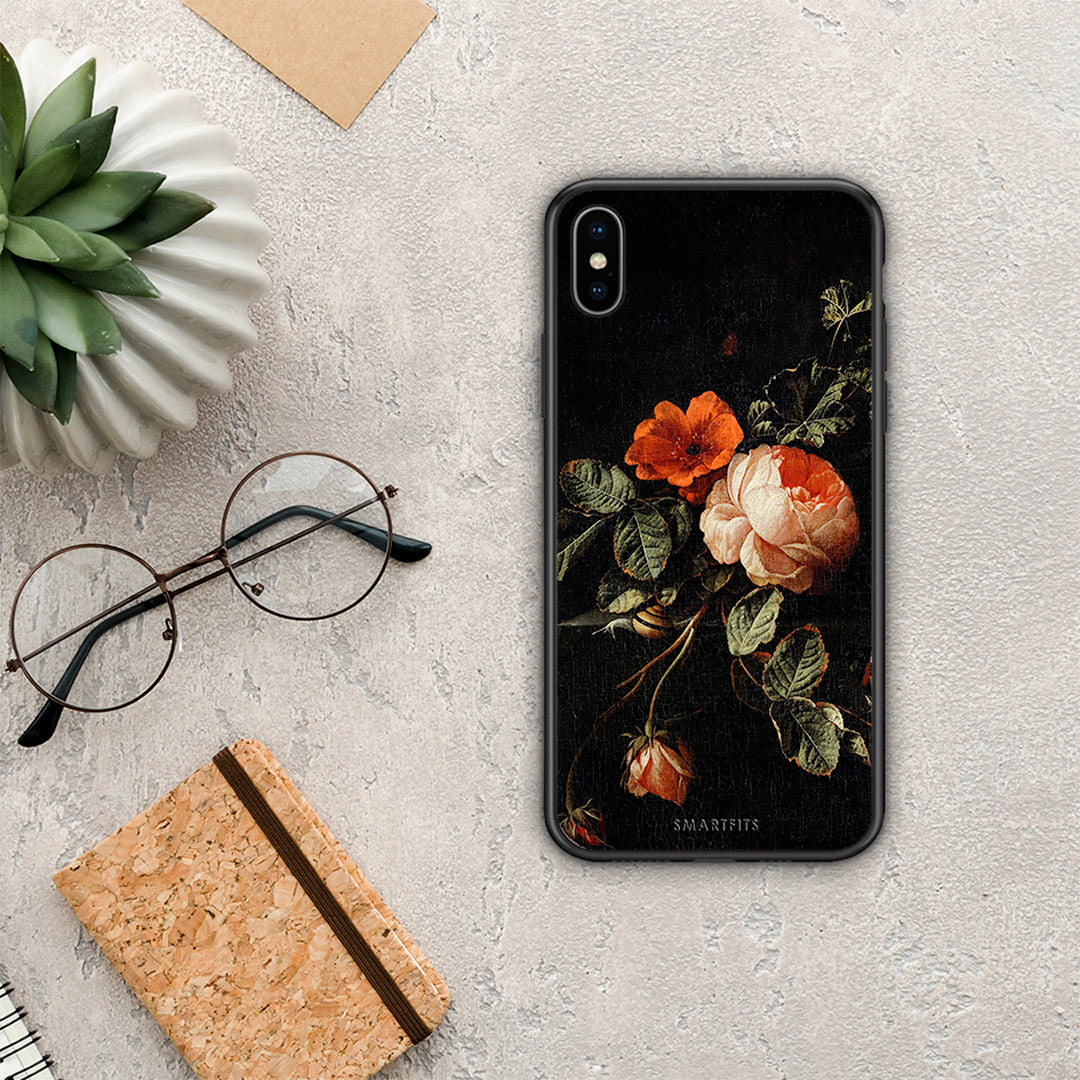 Vintage Roses - iPhone X / XS case