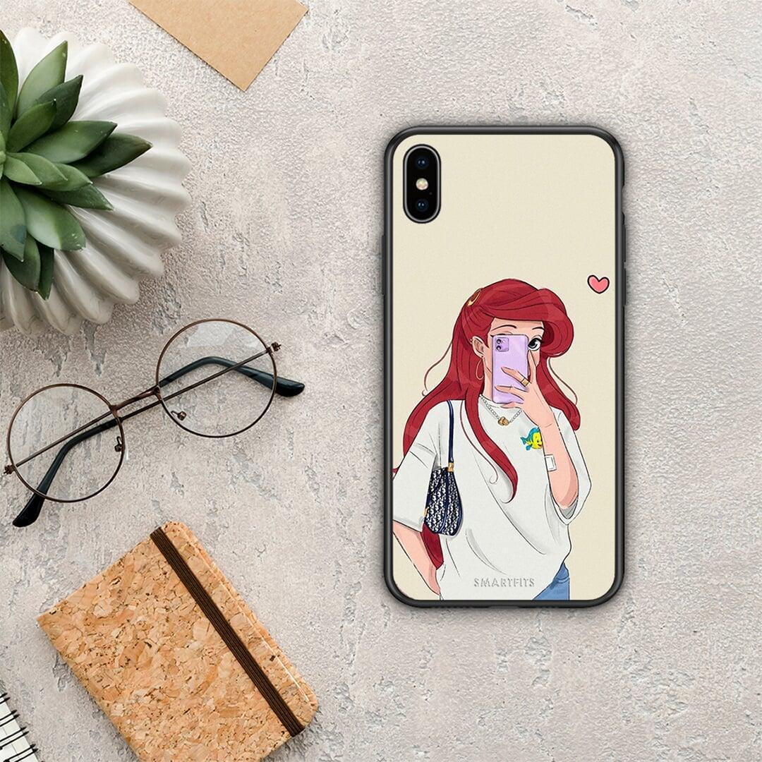 Walking Mermaid - iPhone X / Xs case