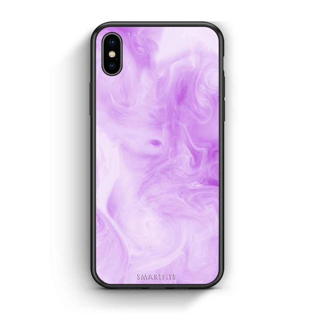 99 - iPhone X/Xs Watercolor Lavender case, cover, bumper