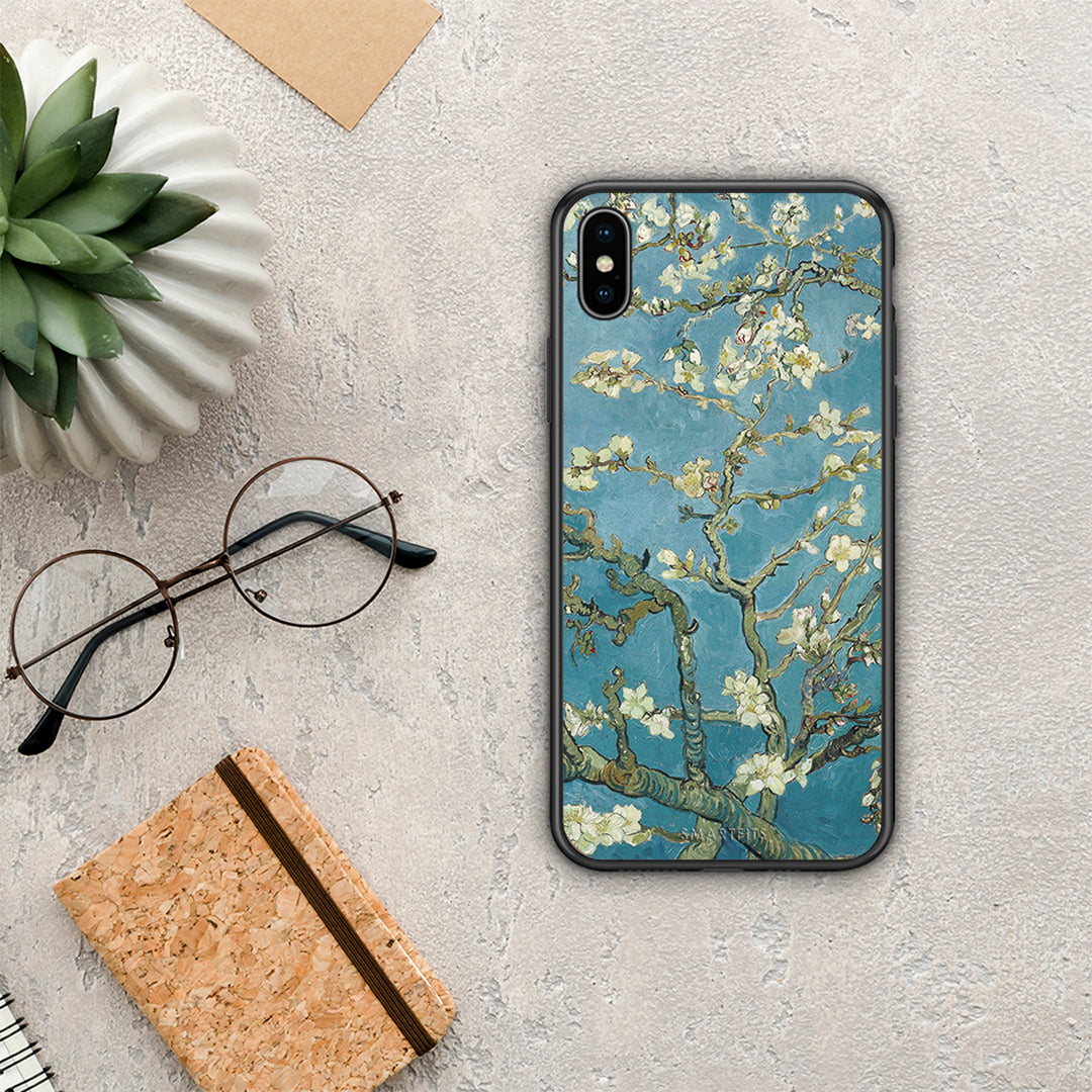 White Blossoms - iPhone Xs Max case
