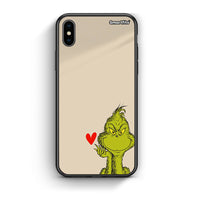 Thumbnail for iPhone X/Xs Xmas Grinch θήκη από τη Smartfits με σχέδιο στο πίσω μέρος και μαύρο περίβλημα | Smartphone case with colorful back and black bezels by Smartfits